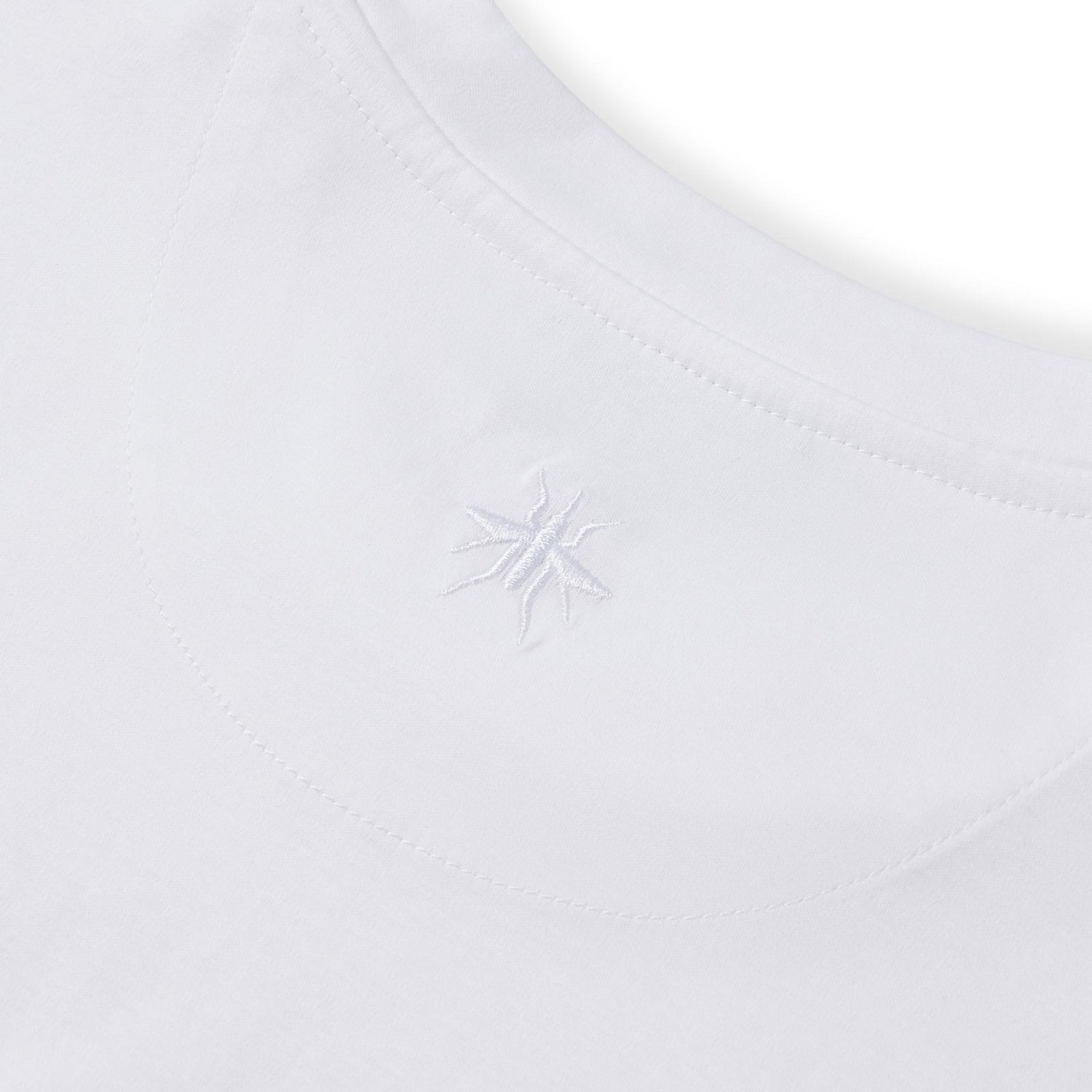 Plain Mercerised T Shirt - White