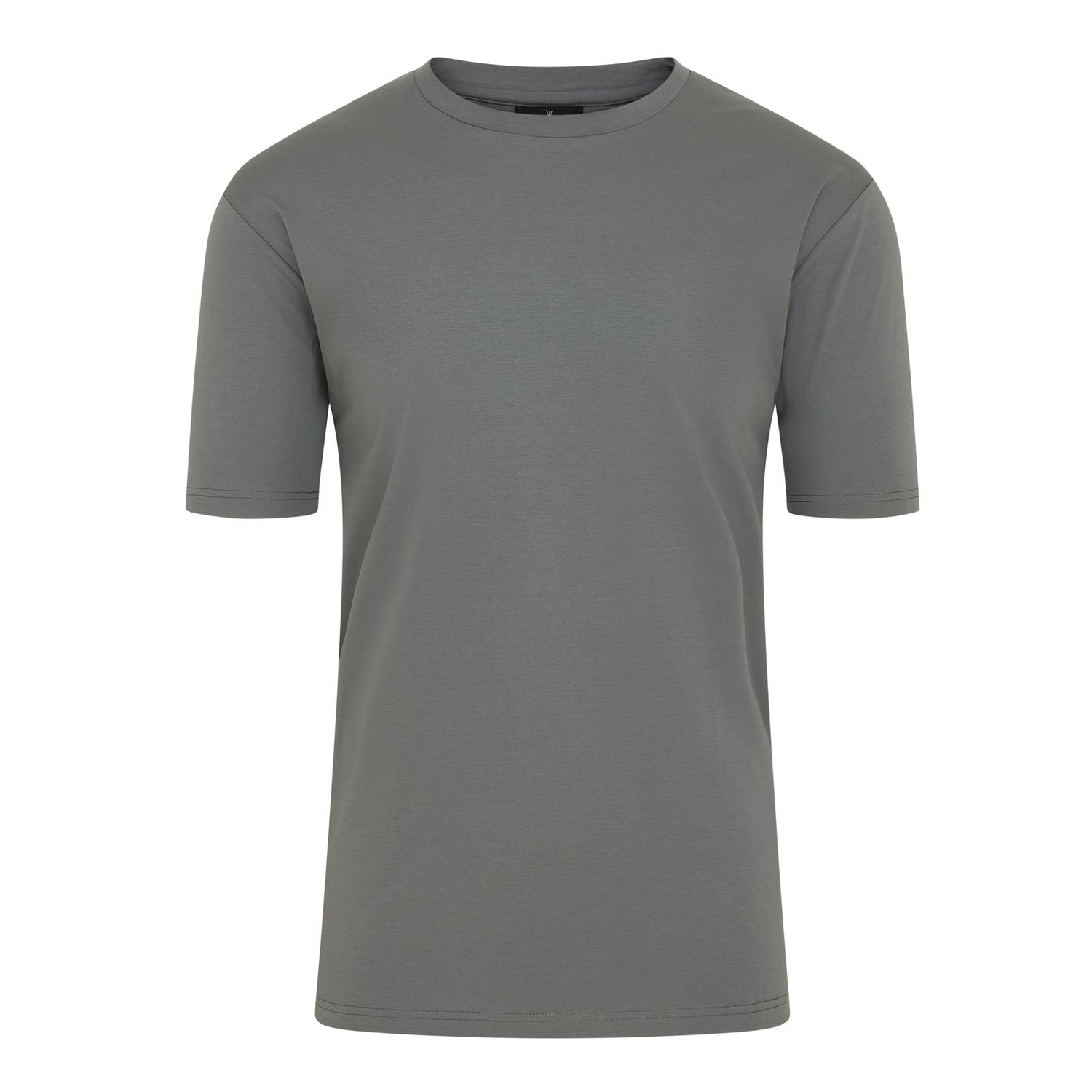 Plain Mercerised T Shirt - Grey