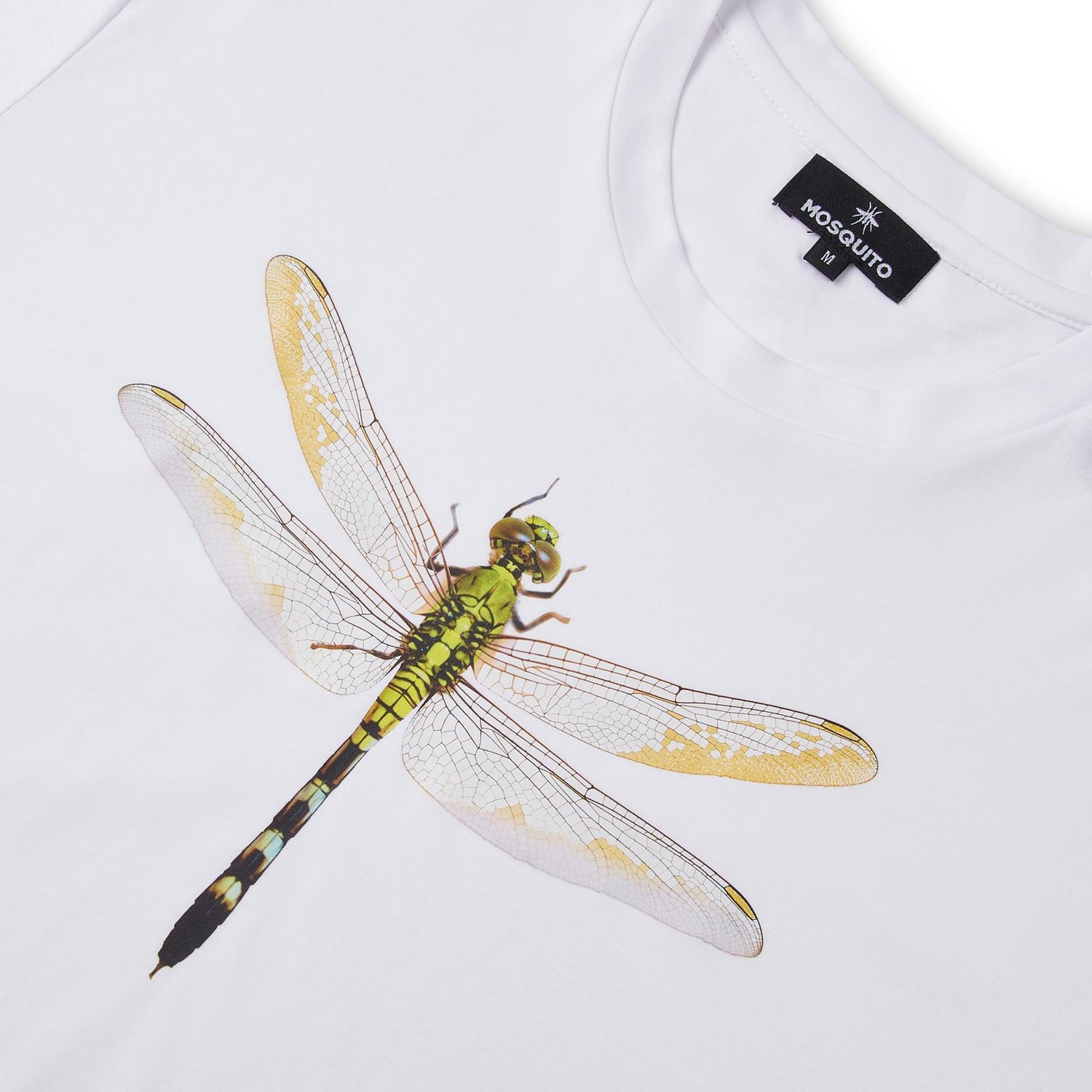Dragonfly Graphic T Shirt - White