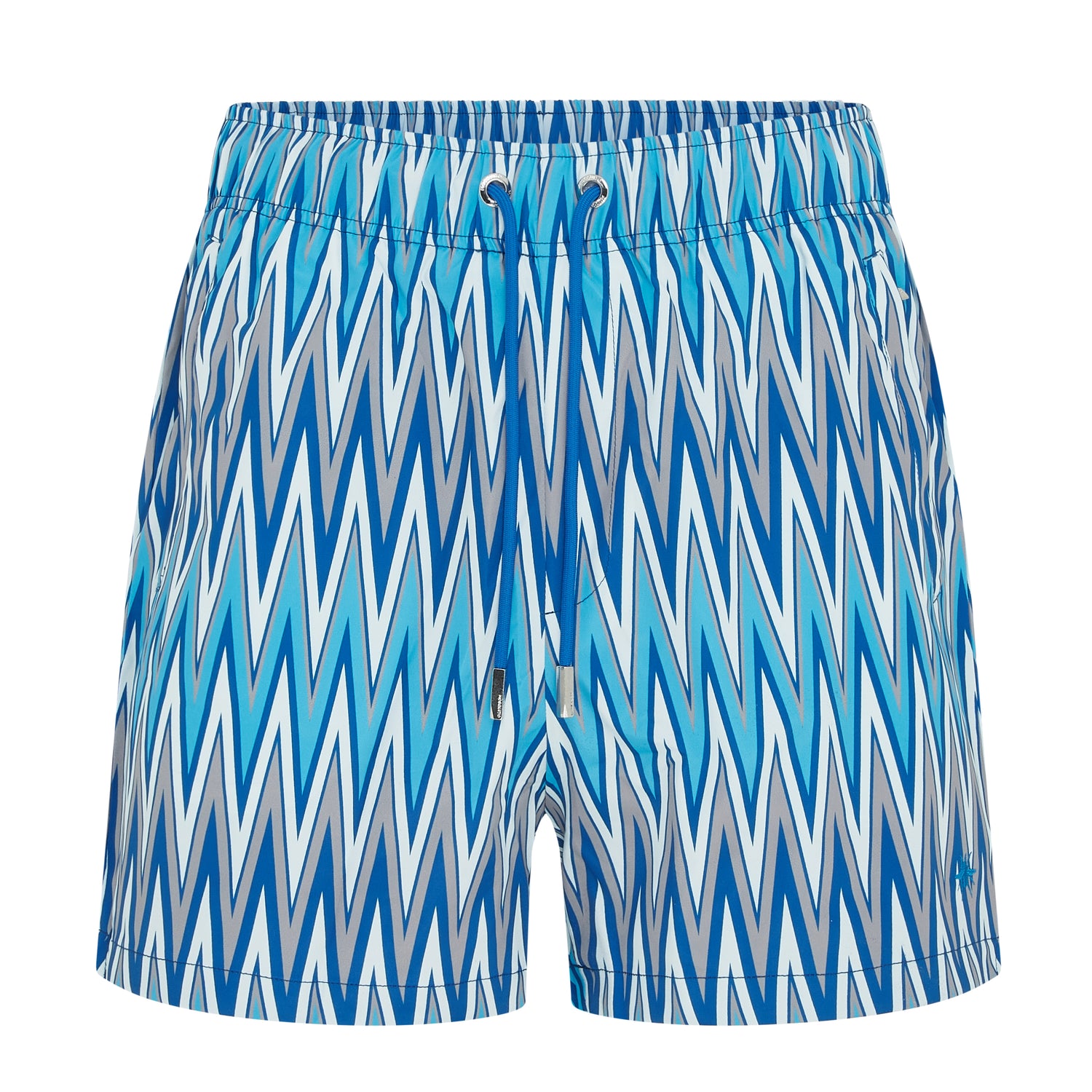 Zig Zag Shorts - Blue & Navy