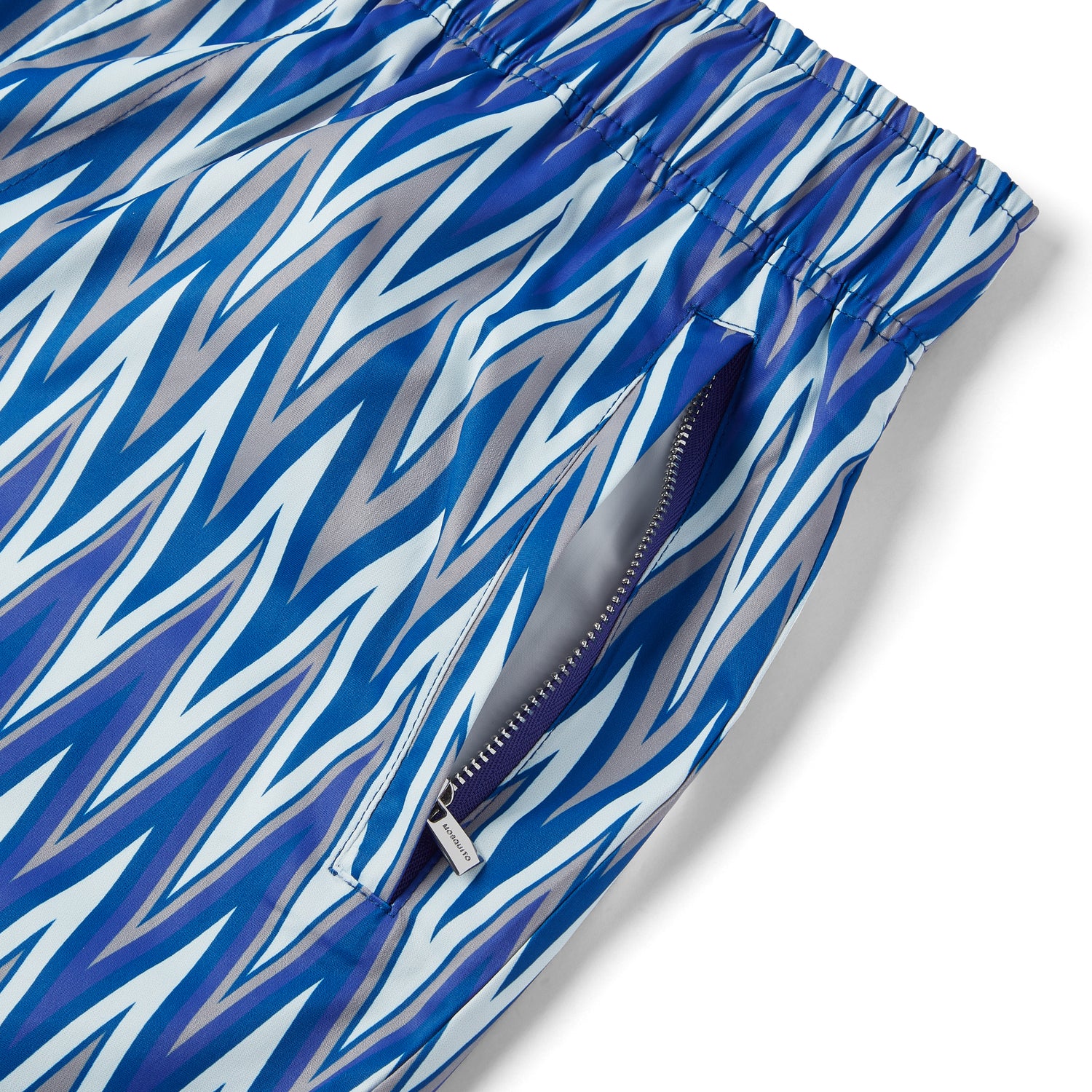 Zig Zag Shorts - Purple & Blue