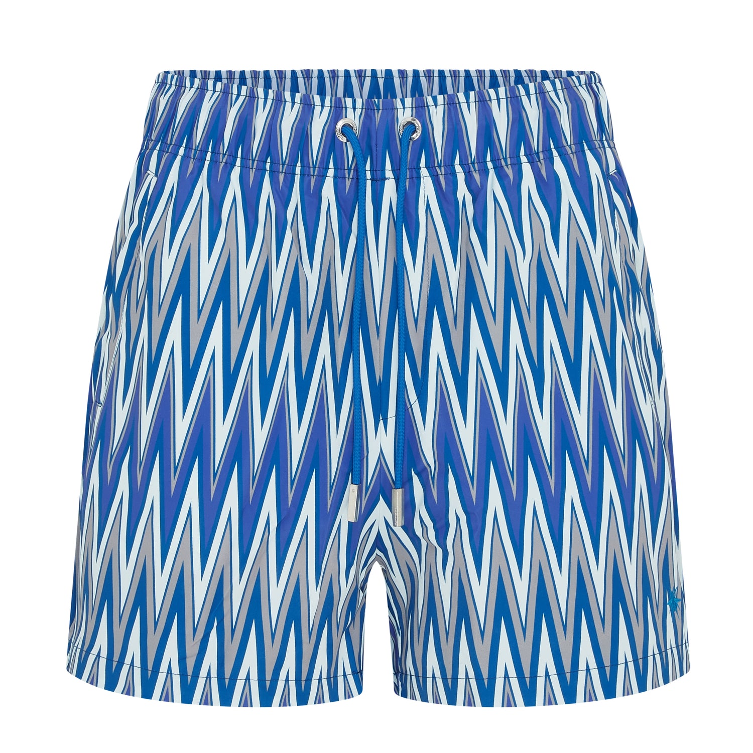 Zig Zag Shorts - Purple & Blue