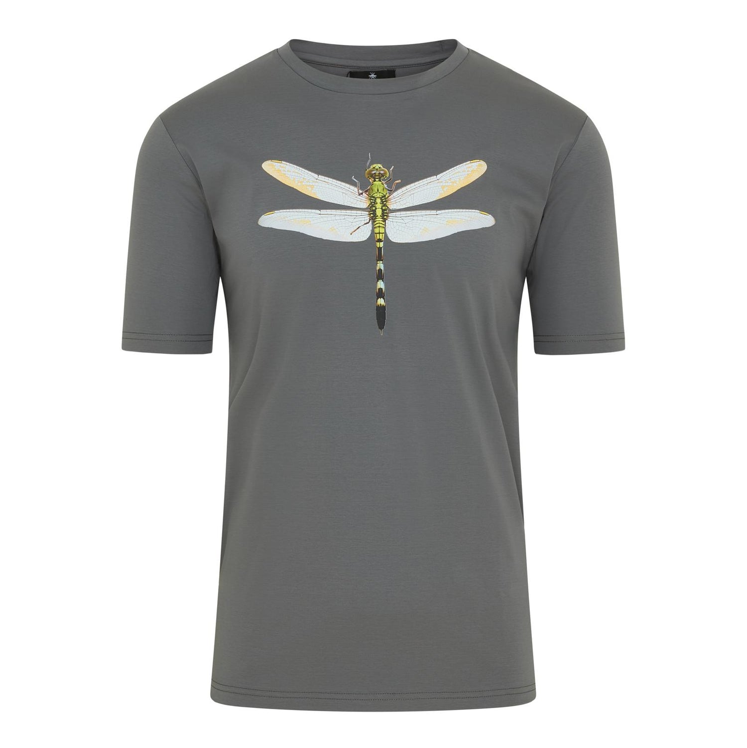 Dragonfly Graphic T Shirt - Grey