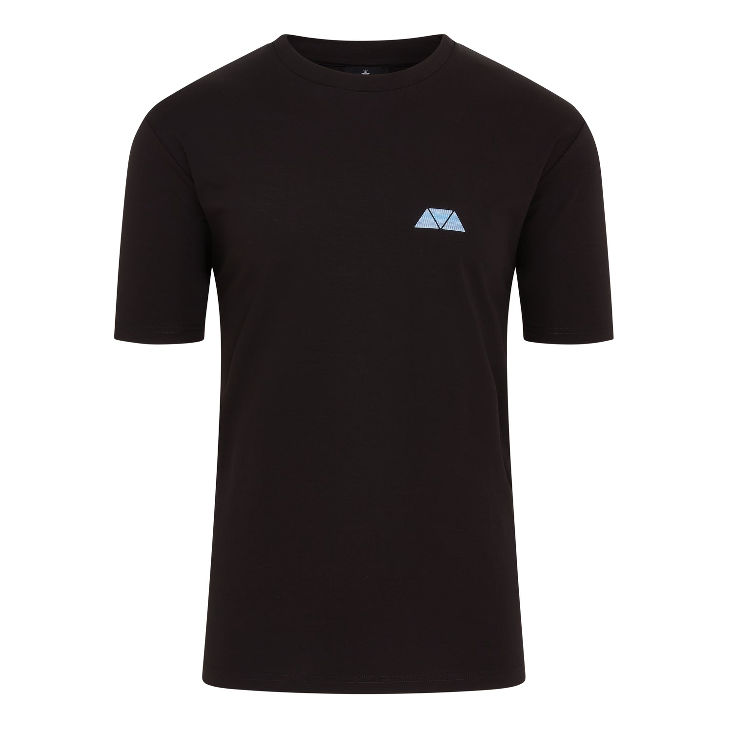 Azure Triangle T Shirt - Black/ Deep Purple