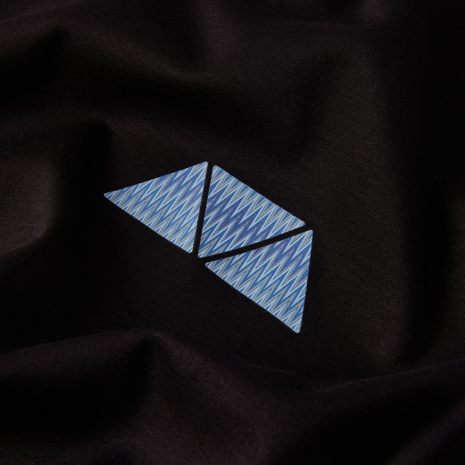Azure Triangle T Shirt - Black/ Deep Purple