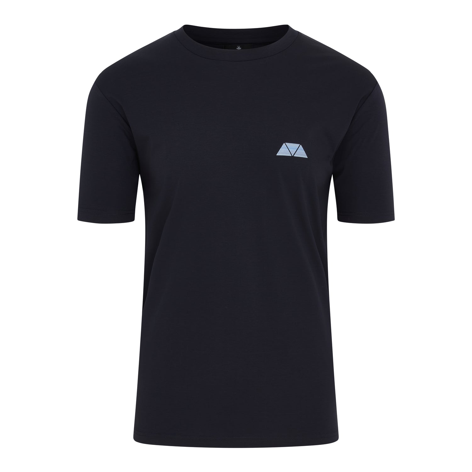 Azure Triangle T Shirt - Navy/ Deep Purple