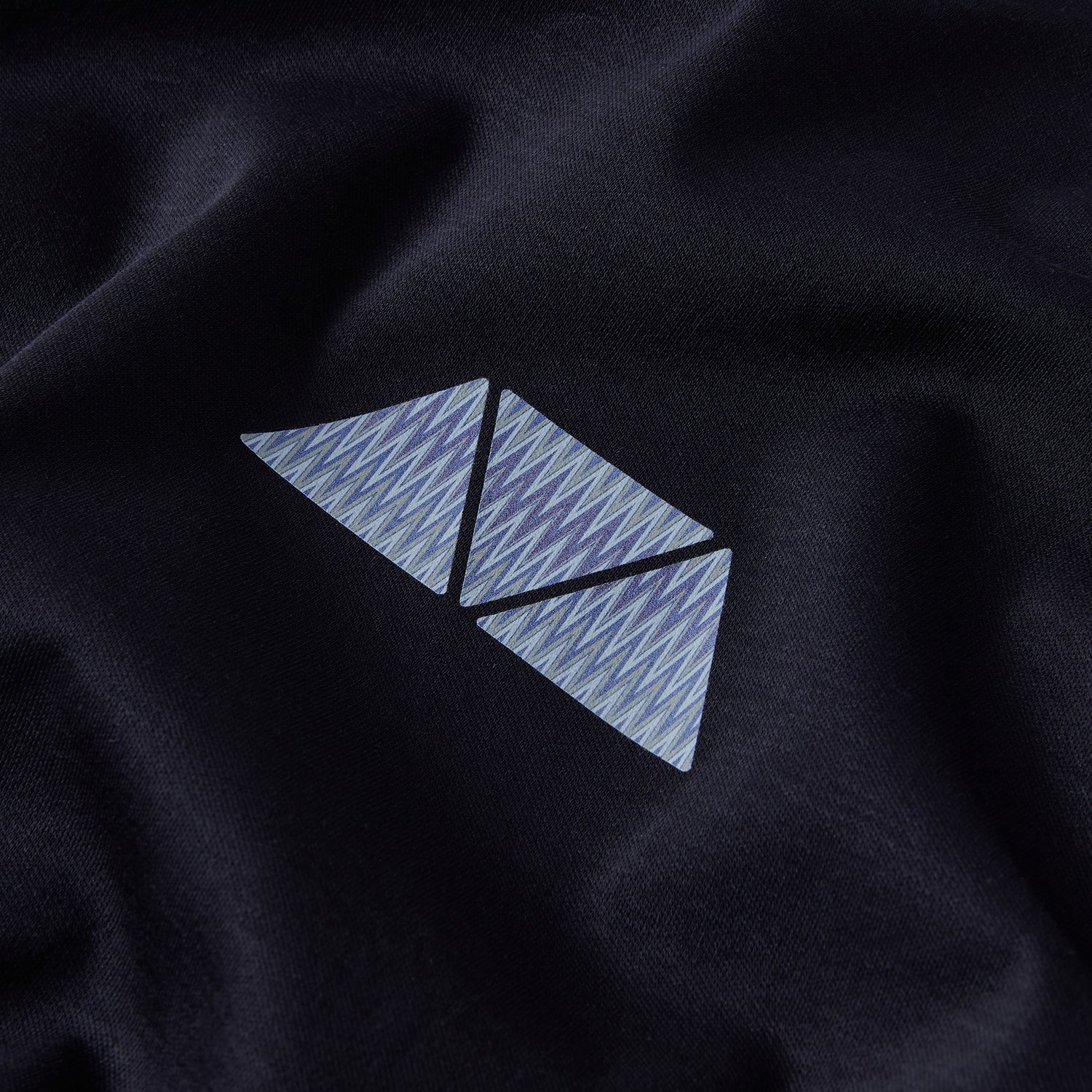 Azure Triangle T Shirt - Navy/ Deep Purple