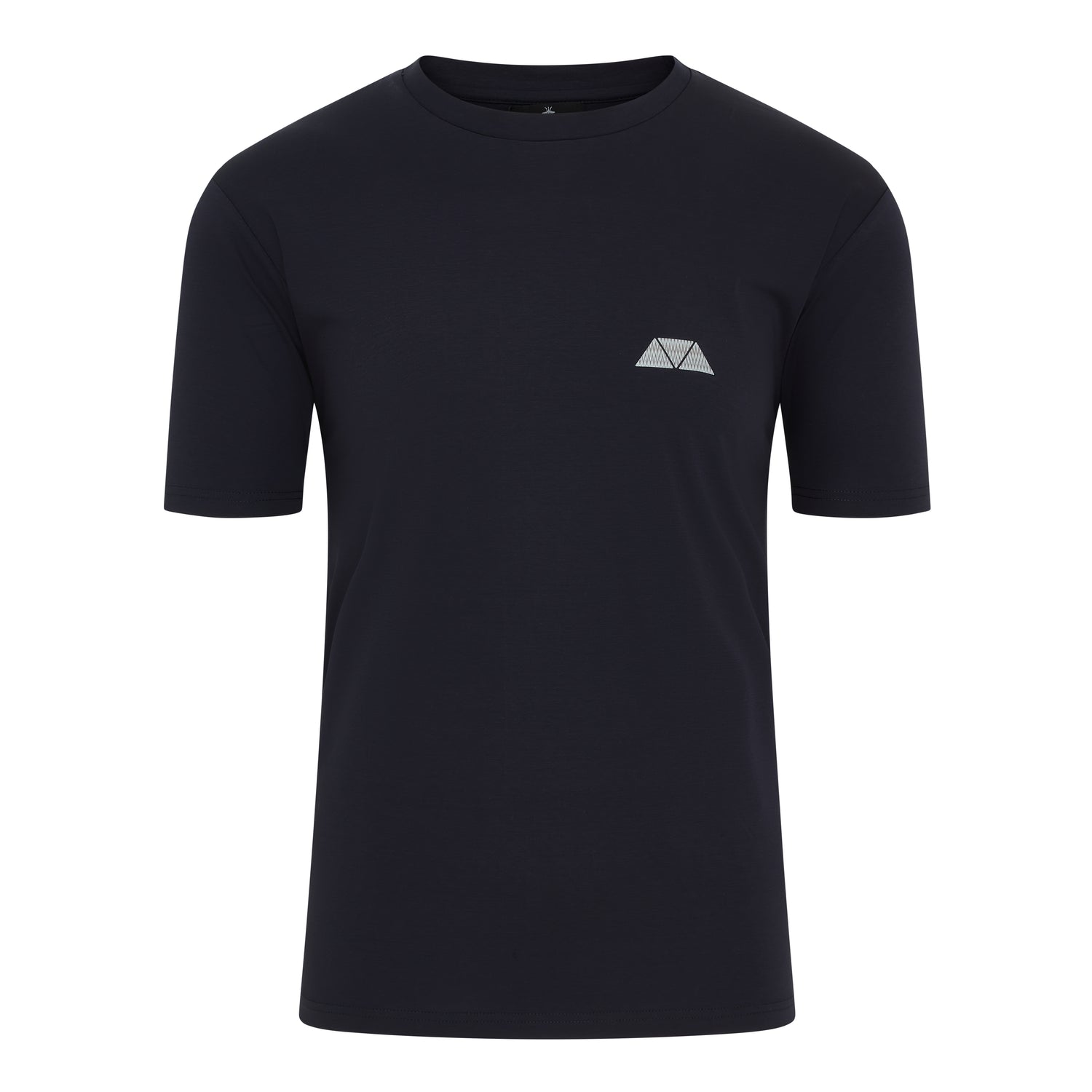Azure Triangle T Shirt - Navy/ Grey Triangle