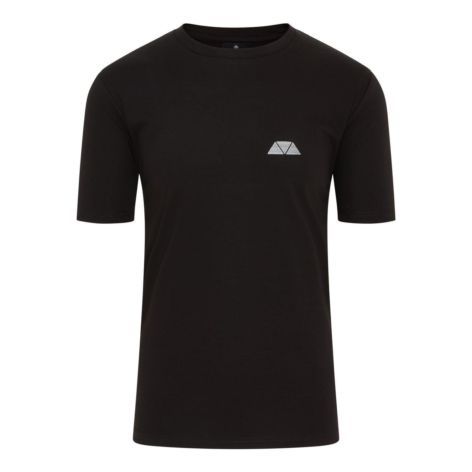 Zig Zag Logo T Shirt - Black